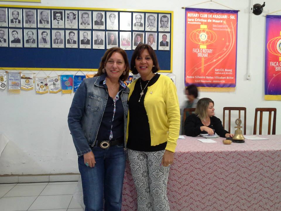 Carmen Lúcia Sicari Martins e Sandra Patesco