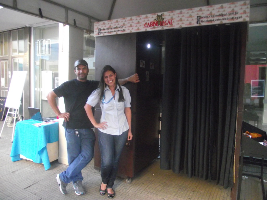 Tenda da CDL está localizada em frente à Galeria Rui Barbosa