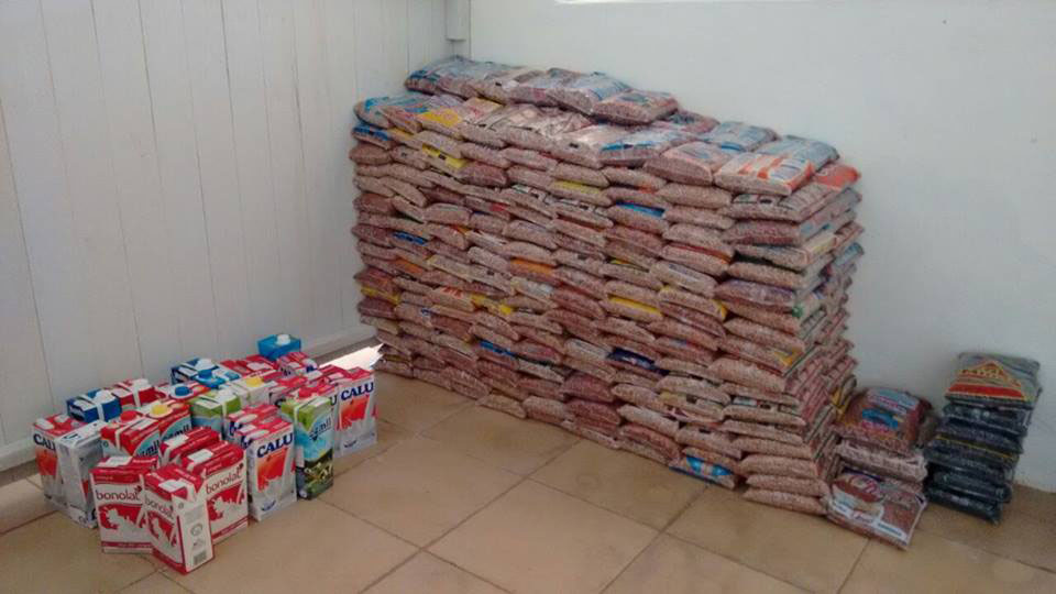 Nesta edição do Motocólatras Fest foram arrecadadas duas toneladas de donativos que serão doados em breve 