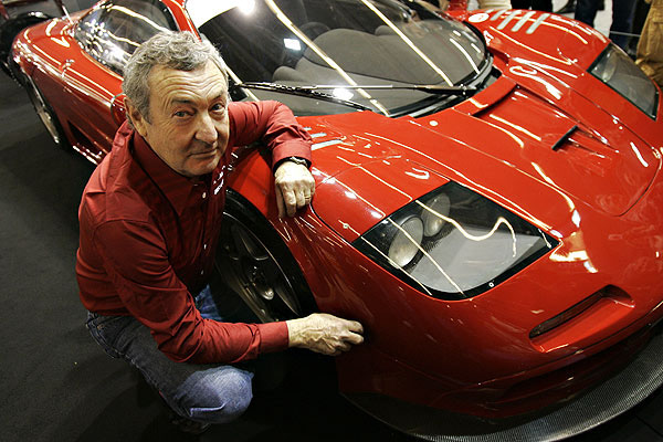 Nick Mason, a lenda das baquetas do Pink Floyd, ao lado do F1, a lenda da McLaren
