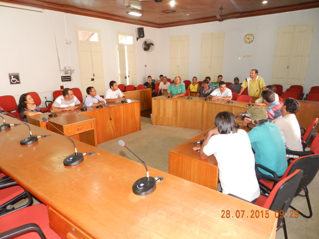 Os profissionais procuraram apoio do Legislativo, a fim de solucionar os impasses da categoria
