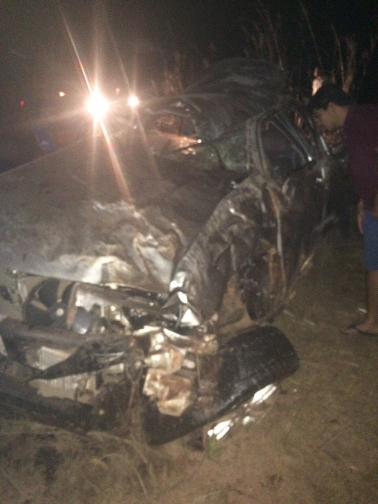 Veículo capotou a caminho de Conceição do Araguaia