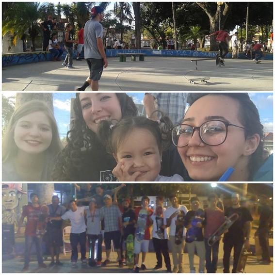Neste último domingo, dia 16, a união de shape + truck, mais conhecido como Skate, reuniu centenas de admiradores do esporte na praça Farid Nader #SkateNaPraça