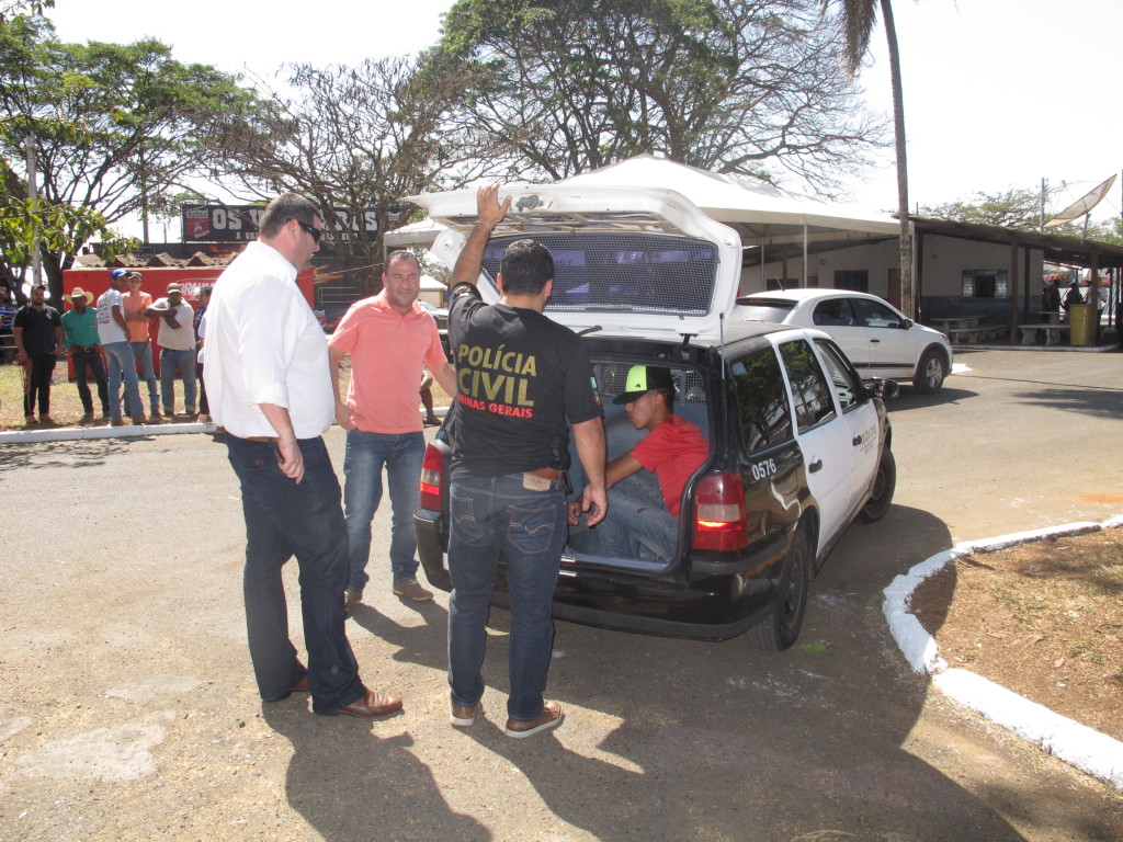 Polícia Civil prende suspeito durante evento