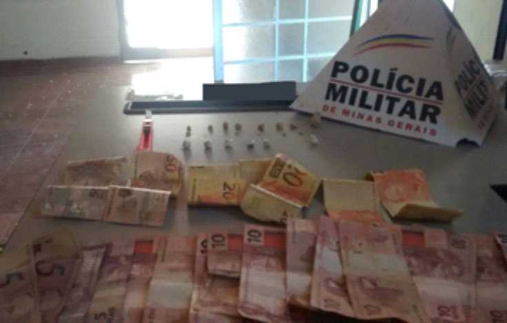 Foi apreendida pela PM grande quantidade de crack