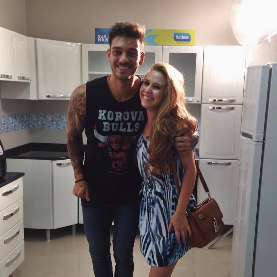Recentemente Lurian participou de um comercial ao lado de Lucas Lucco