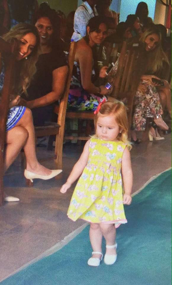 Luisa, filha de Mariana Nader Bosi e Daniel Bosi