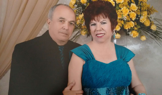 Cumprimentamos Wilma Rodrigues Costa e Nivaldo Marques da Costa pelos 41 anos de casados completados no dia 19