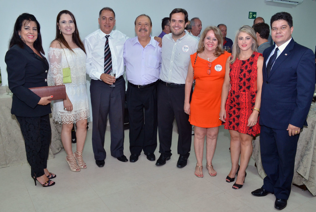 Dr. Juliano, Dra. Maria José, Dra. Carmem Aguiar Tavares,Dr. Gustavo Amaral, Dr. Darlí Amaral, Dr. José Roberto, Jânica e Dra. Lindáuria