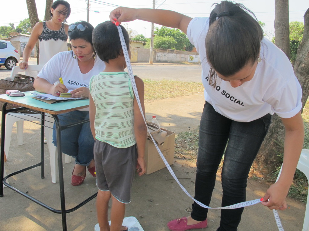 Quando a criança é diagnosticada com baixo peso, é encaminhada aos cuidados da nutricionista