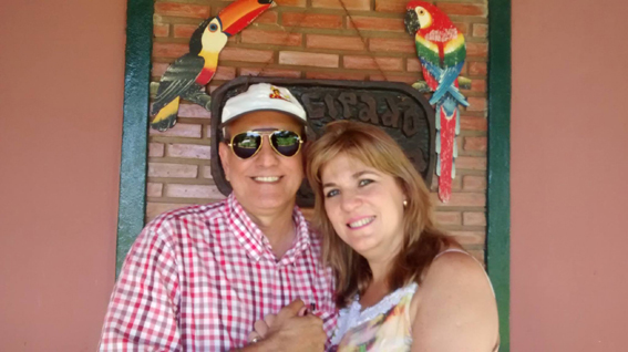 Maurinho Cunha, niver 19 e esposa Claudia Brandão Cunha