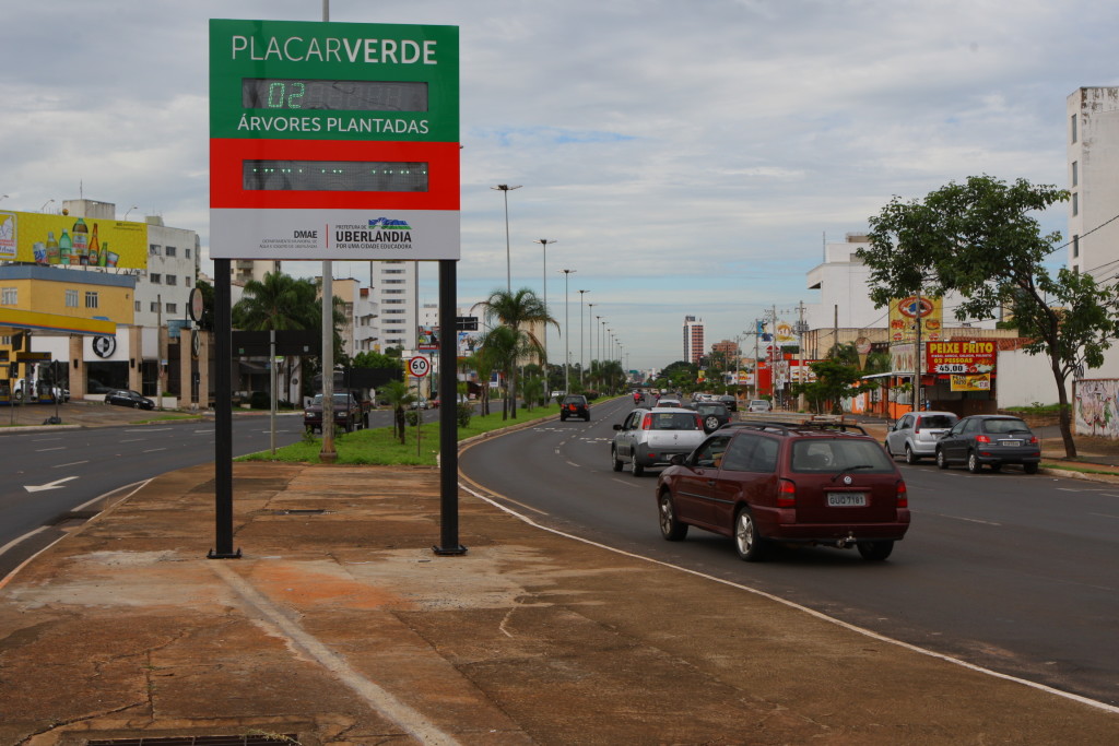 A ação faz parte do “Uberlândia Te quero Verde”, que contempla arborização tanto na área urbana quanto na zona rural