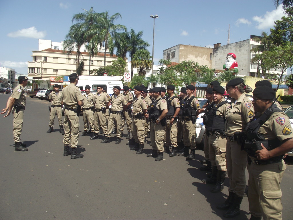 Efetivo conta com aproximadamente 40 militares a mais para o policiamento na área central