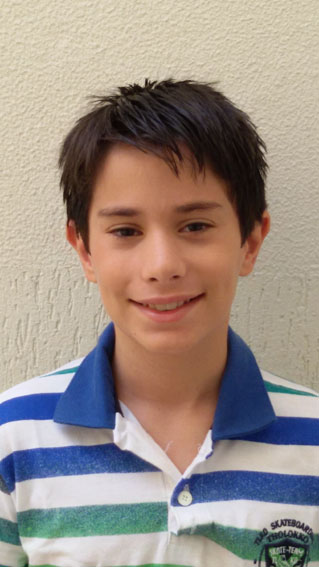 Guilherme de Oliveira Brito, aniversariante do dia 30. Filho de Ana Paula e Nicolau Monteiro de Brito 