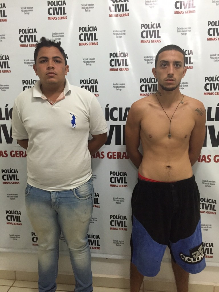 Divino Bezerra Machado e Johnatan Duarte da Silva foram presos ontem durante o cumprimento de mandados expedidos pela Justiça