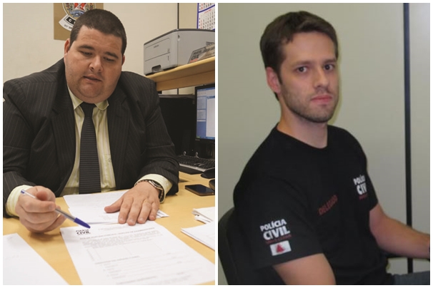 O delegado Rodrigo Fiorino, que esteve à frente das investigações com auxílio do delegado Felipe Oliveira Monteiro