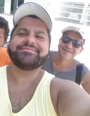 Daniel Gonçalves Cury, aniversariante do dia 19. Na foto, acompanhado por Edson Vilela 