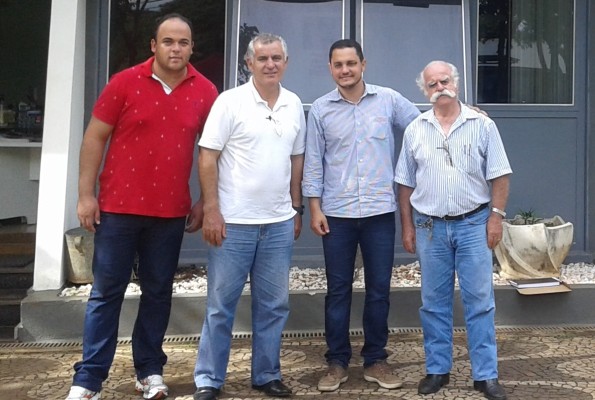 Danilo Franco (Assessor Legislativo), José Humberto (Presidente UNEDI), Vereador Rafael Guedes e Willens (Assessor UNEDI)