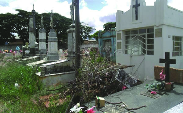 A partir de 2017, será cobrada uma taxa anual de conservação das sepulturas