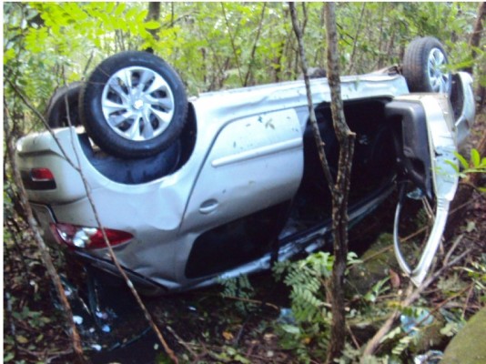 Apesar da violência do acidente, a vítima sobreviveu
