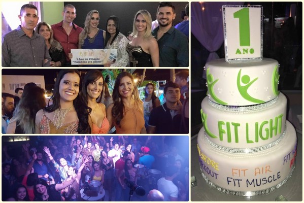 E as comemorações não param por ai! No último sábado a Academia Fitlight completou seu primeiro ano. O evento aconteceu na Boate LOFT HALL e contou com o sucesso de Rafael Lima, Regis Gonzaga, DJ Marx e Júnior Rodrigues. Mesa de frios toda decorada e deliciosa preparada por Villa Rica Bufet. Gente bonita e muita diversão! Um verdadeiro show de acertos. Parabéns a toda equipe FitLight e que venham anos e anos de sucesso. #1AnoDeFitLight