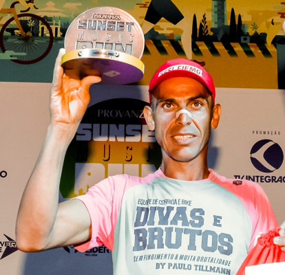 Ricardo após vencer circuito de 10 km no último fim de semana em Uberlândia (Créditos: Mauro Marques)