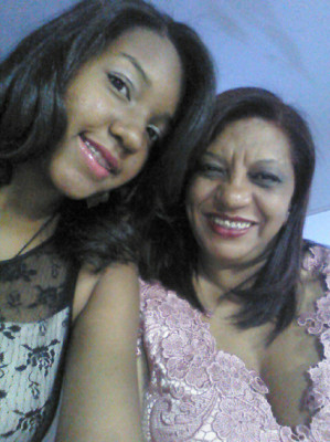 Raphaela Maria Chaves Couto dia 8 14 anos Filha de Rosângela Aparecida Chaves Couto e Benedito da Silva Couto 