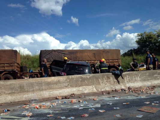 Acidente deixou uma vítima fatal e três feridos