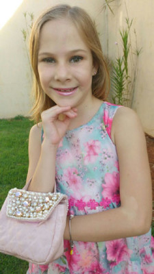 Ana Laura Pedroso Arcas Plazza, aniversariante do dia 14. Filha de Fabiano Flumian Arcas Plazza e Camila Pedroso Arcas Plazza 