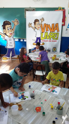 Trabalho preventivo de grande importância nas escolas de Araguari
