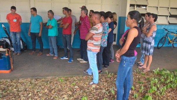 Candidatos aprenderam técnicas de visita domiciliar, utilização do veneno e outros pontos importantes