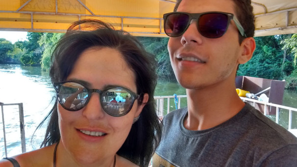 Heitor Rodrigues de Freitas, aniversariante do dia 17 com a mãe Cristiane Freitas 