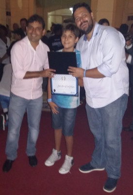 Mateus Eduardo, destaque na natação araguarina, foi um dos homenageados com a Comenda Olímpica 