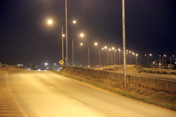 Sistema de iluminação faz parte do projeto de duplicação da rodovia Foto ASCOM