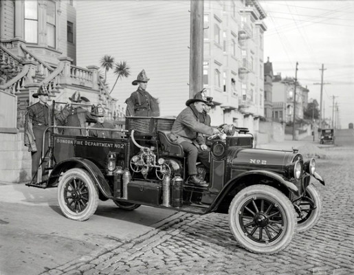 Wyland Stanley collection / Bombeiros de São Francisco, 1920.