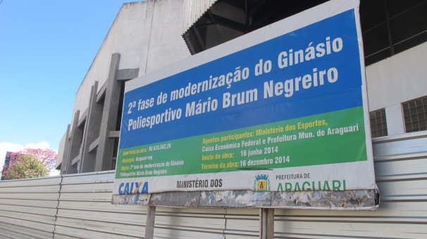  Reinauguração parcial do Ginásio Poliesportivo, nada mais que a obrigação 