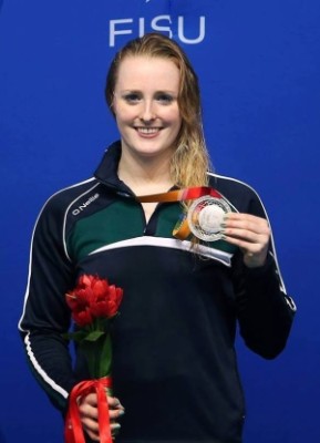   Legenda: Fiona Doyle faz parte da equipe de natação irlandesa que vai ao Rio