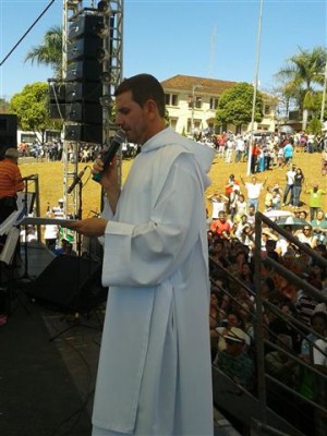 Padre Márcio Ruback, pároco e reitor do Santuário