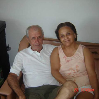 Mario Ferreira e a esposa Helena de Fátima Medeiros Ferreira aniversariante do dia 1º de agosto