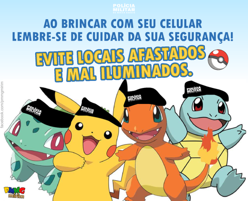 PM começa a reforçar a segurança onde as pessoas caçam Pokémon 