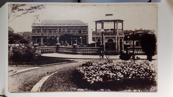 Praça Manoel Bonito antes da reforma realizada na década de 60