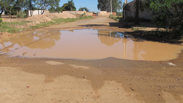 Situação do bairro nesta segunda-feira