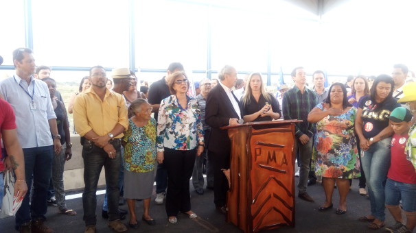 Durante o evento, Maria de Fátima Pereira foi homenageada