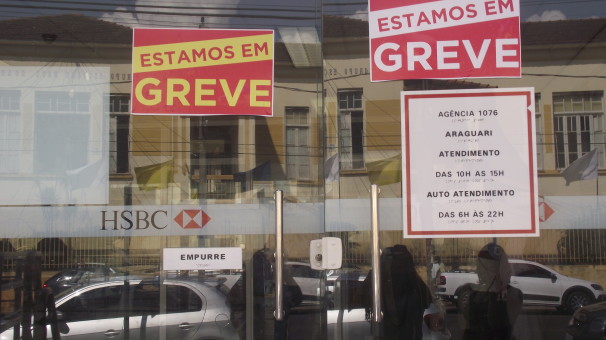 A partir de segunda-feira, bancários do município devem aderir à greve nacional