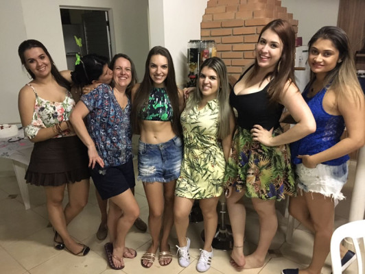 Janayna, Luciana, Liliane, Ana, Brenda, Carol e Nathalia