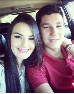 Pedro Gonçalves R. Pinto, completa hoje 19 anos. Na foto, com a namorada Gyovana Barcelos 