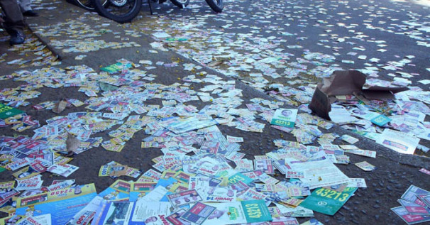 Para evitar a distribuição dos populares “santinhos” e de outras práticas irregulares, Justiça Eleitoral de Araguari estipulou algumas medidas