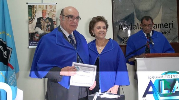 O novo Sócio Correspondente foi recebido pelos acadêmicos na Casa da Cultura  Foto: ALAA 