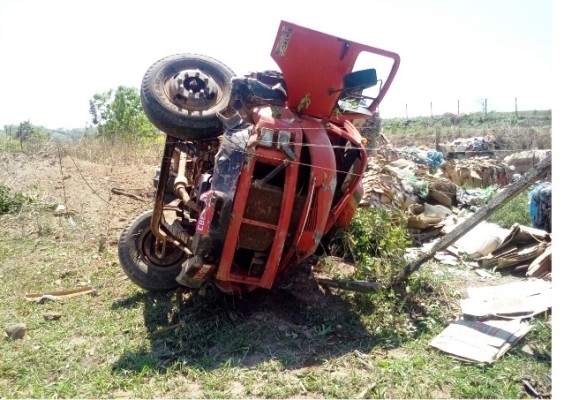 Falha no sistema de freios teria causado o acidente na manhã de ontem