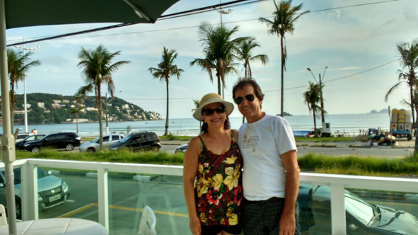 Dimas Araujo, aniversariante do dia 30, ao lado de sua linda esposa Marta Otoni Nogueira de Araujo
